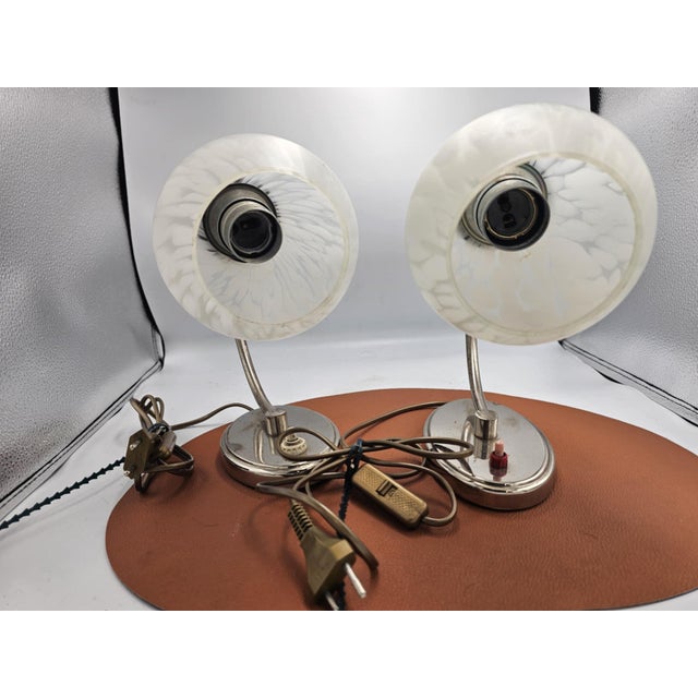 Vintage Table Lamps from Zakłady Terenowe Częstochowa, 1950s, Set of 2 For Sale - Image 6 of 9