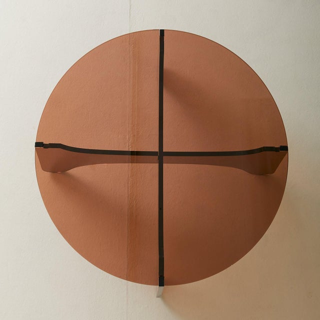 Amber French Amber Smoked Plexiglass Coffee Table in the Manner of Michel Dumas, 1970s For Sale - Image 8 of 18