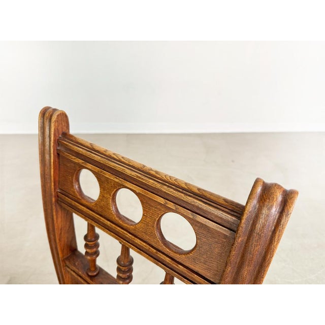 Art Nouveau Chairs in Carving, Set of 6 For Sale - Image 4 of 11
