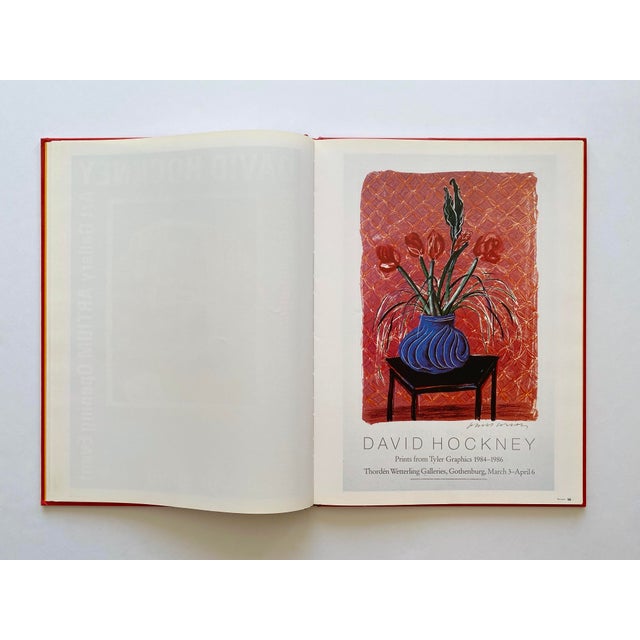 Tangerine " David Hockney : Poster Art " Vintage 1995 First Edition Extra Large Hardcover Pop Art Book For Sale - Image 8 of 18