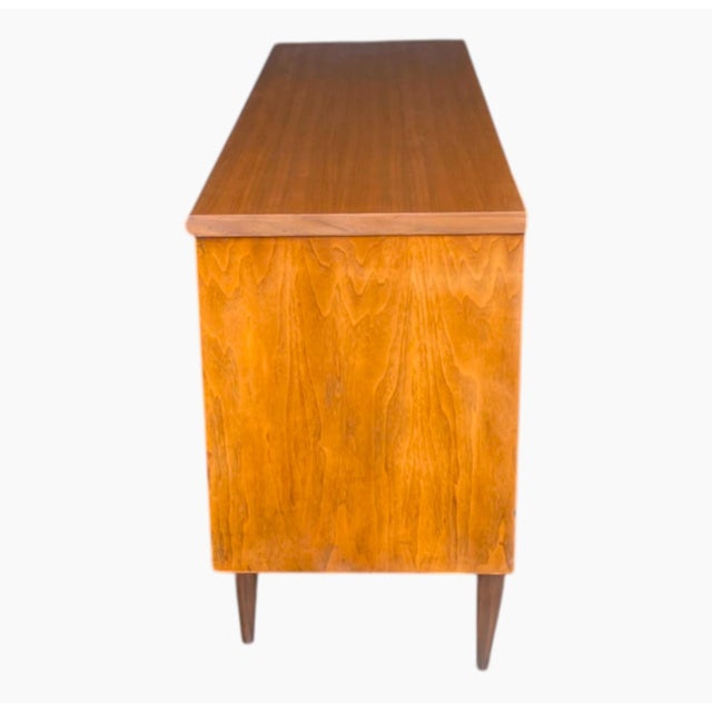 1960s Danish Modern Walnut Dresser For Sale - Image 9 of 15
