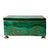 Traditional 19th Century Malachite and Brass Decorative Box For Sale - Image 3 of 9