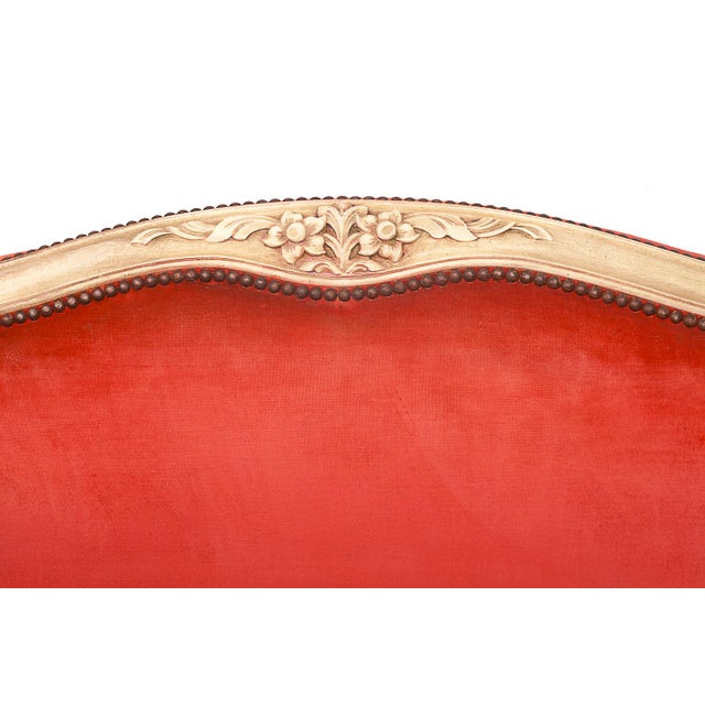Vintage Daybed in Velour, 1930s For Sale - Image 3 of 16