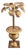 Brass palm tree candlestick // brass palm tree in urn // single candleholder // Vintage Hollywood Regency Decor For Sale