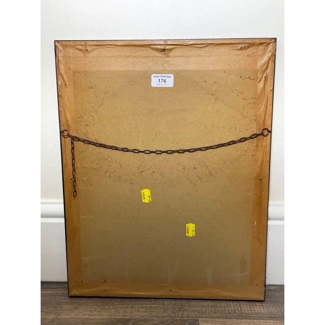 Vintage Original British Gouache Watercolor Peregrine Falcon by David Johnston For Sale - Image 4 of 12