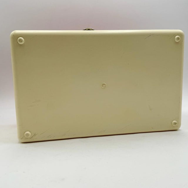 Curver Sewing Box Organizer in Beige and Orange Plastic, Netherlands. 1970s For Sale - Image 11 of 14