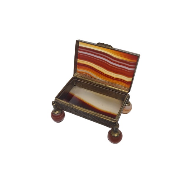 Victorian Agate Box, Great Britain, 1890s For Sale - Image 9 of 18