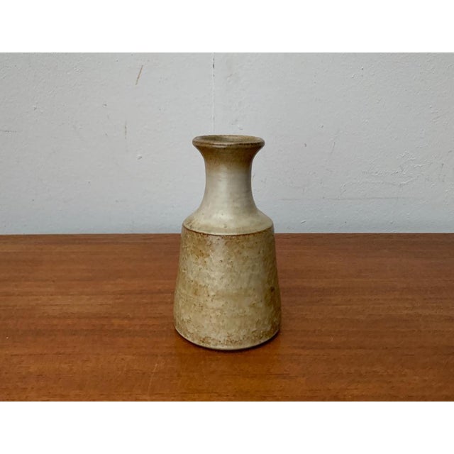 Mid-Century Danish Studio Pottery Minimalist Vase from Søholm, 1960s For Sale - Image 16 of 17