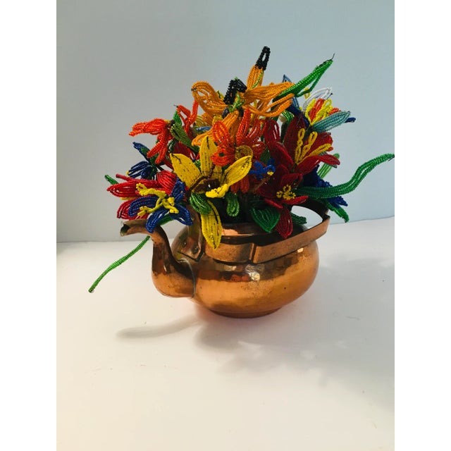 1970’s Vintage Beaded Flower Bouquet For Sale In Boston - Image 6 of 6