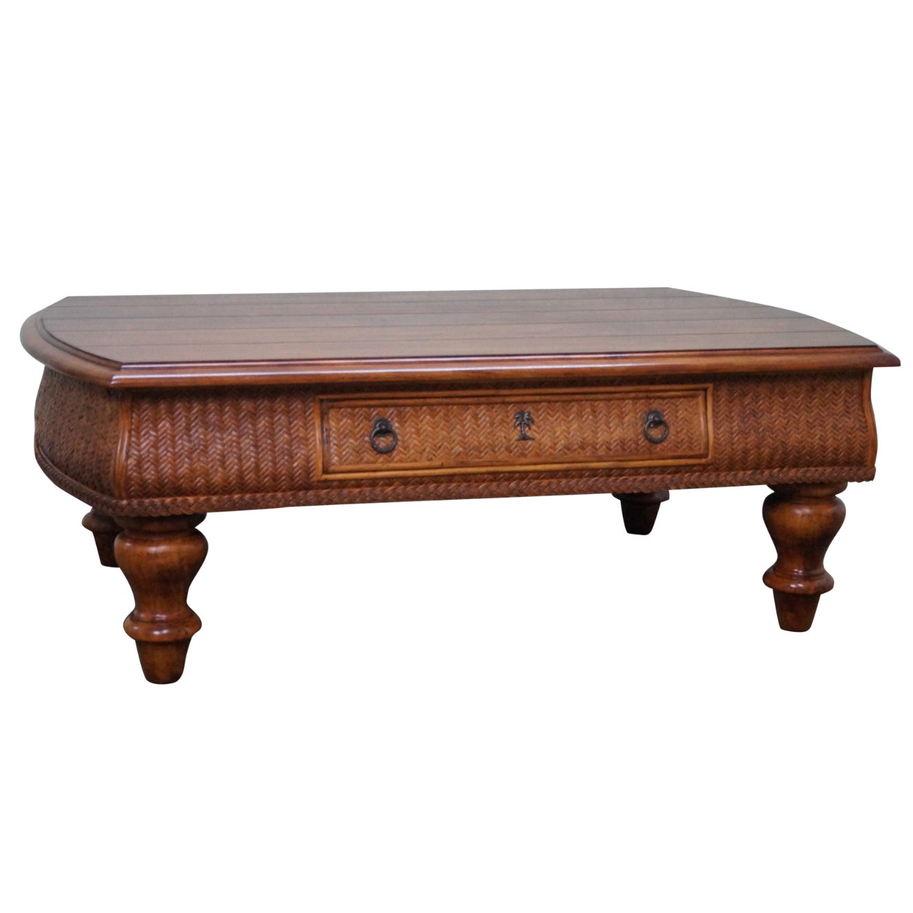 Tommy Bahama for Lexington Rattan Coffee Table Chairish