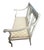 Hand‑Painted Vintage Gustavian Style Two‑Seater Settee — Designer/Statement Piece For Sale In Washington DC - Image 6 of 11