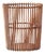 Danish Modern Paper Basket in Rattan and Cane attributed to Wengler, Copenhagen, 1930s For Sale