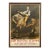 Jacques Louis David Vintage 1958 Neoclassical Mourlot Lithograph Print Framed Paris Exhibition Poster " Equestrian Portrait " 1781 For Sale