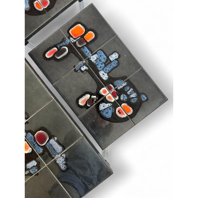 The Adri Belgique Ceramic Coffee Table is a beautiful example of mid-century modern design, which was popular in the 1950s...