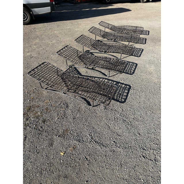 Mid 20th Century Extra Low Aluminum Lounge Chair For Sale In Cleveland - Image 6 of 7