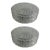 Circular Textured Glass Ceiling or Wall Lights in the style of Rupert Nikoll, 1960s, Set of 2 For Sale