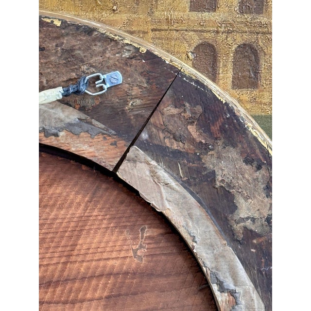 18th Century George III Giltwood Circular Mirror For Sale - Image 9 of 9
