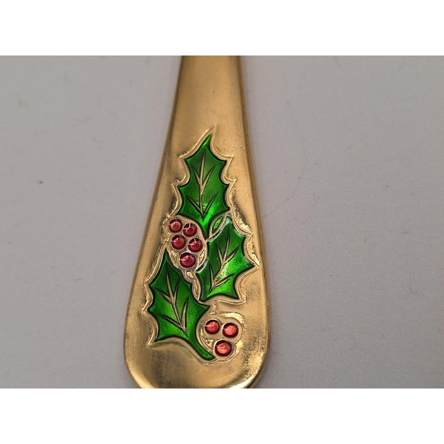 VTG Hollyberry 4 Piece Serving Set Gold Tone JCPenney No. 1006 For Sale In Pittsburgh - Image 6 of 12