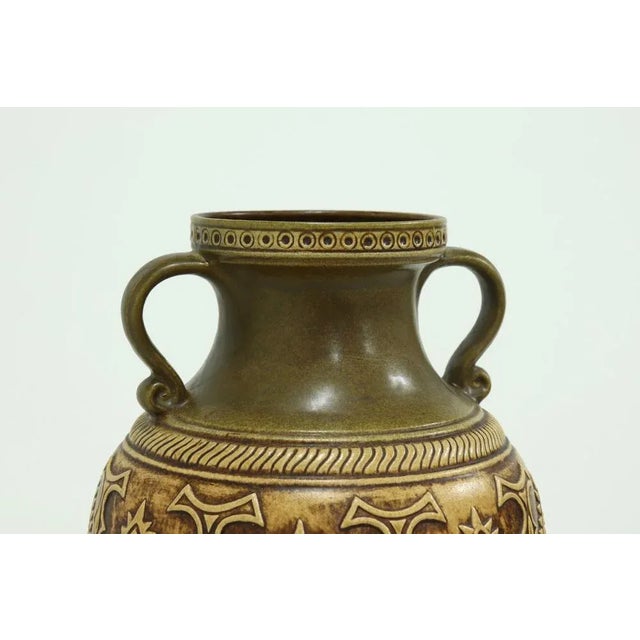 1960s Jasba Vase in Earth Tones, 1960s For Sale - Image 5 of 9