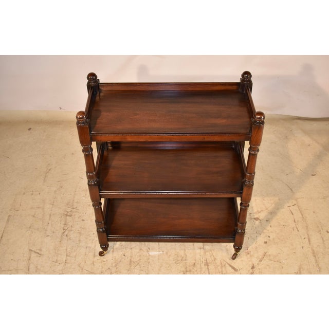 19th Century English Mahogany Dumbwaiter For Sale In Greensboro - Image 6 of 8