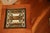 Arts & Crafts 21st Century Frank Lloyd Wright Inspired Solid Wood Accent Table With Stained Glass Inset For Sale - Image 3 of 6
