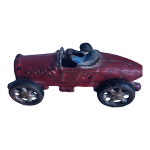 Antique Cast Iron Racer Car