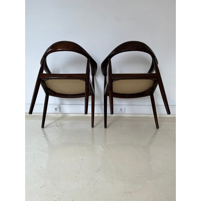 Vintage JH503 by Hans J. Wegner for Johannes Hansen, Set of 2 For Sale - Image 5 of 12