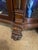 Vintage Hand Carved Display Cabinet Curio With Claw Feet For Sale - Image 11 of 11