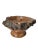 Handcrafted Live Edge Burl Wood Footed Pedestal Bowl Heavy Signed Roland Hardee For Sale - Image 16 of 17