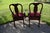 Textile Pennsylvania House Cherry Dining Chairs Vintage Queen Anne Set of 6 Velvet For Sale - Image 7 of 17
