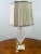 Vintage Neoclassical Style Frosted Glass Urn Table Lamps, Silver Base, a Pair For Sale - Image 4 of 13