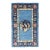 Sky Blue Traditional Chinese Peking Scatter Rug For Sale
