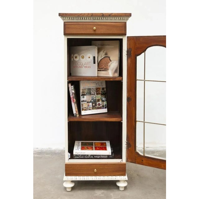 Vintage Oak Display Cabinet, 1950s For Sale - Image 11 of 13