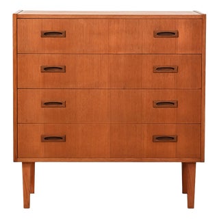 Scandinavian Teak Chest of Drawers, 1960s For Sale