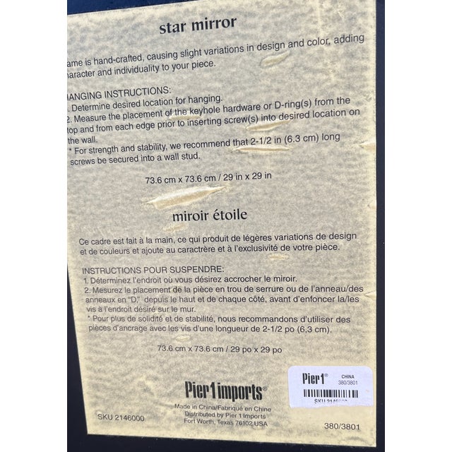 When you wish upon a star your dream will come true when you buy this stellar wall mirror. A stunning focal point for any...