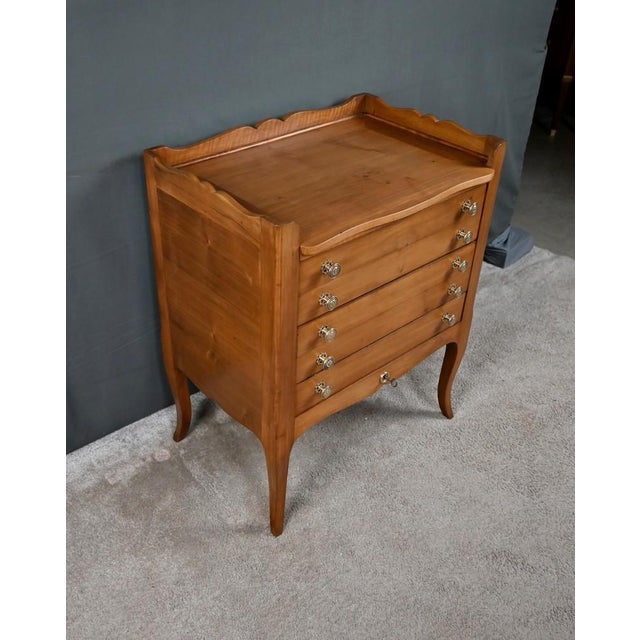 Brown Small Chest of Drawers in Walnut, 1940 For Sale - Image 8 of 18