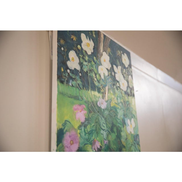 2010s Grace B. Keogh Painting "Anemone's Flowers" For Sale - Image 5 of 7
