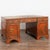 19th Century Victorian Red Chinoiserie Faux Bamboo English Partners Desk For Sale - Image 13 of 14