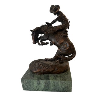 1980s Reproduction of “The Rattlesnake” by Frederic Remington For Sale