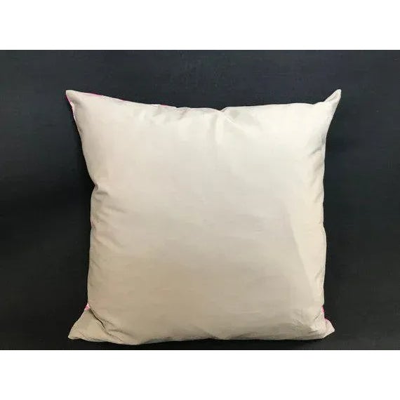Contemporary Raspberry Red Pillow Cover For Sale - Image 4 of 10