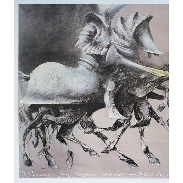 Date: 1980s Size: 37.25 x 26.25 inches Artist: Marian Nowiński About the play: Sen srebrny Salomei [Salomea’s Silver...