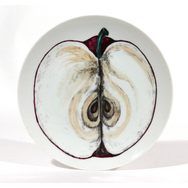 Mid-Century Modern Nature Dissected: Set of Six Fornasetti "Sezioni Di Frutta" Plates Circa 1960s For Sale - Image 3 of 13