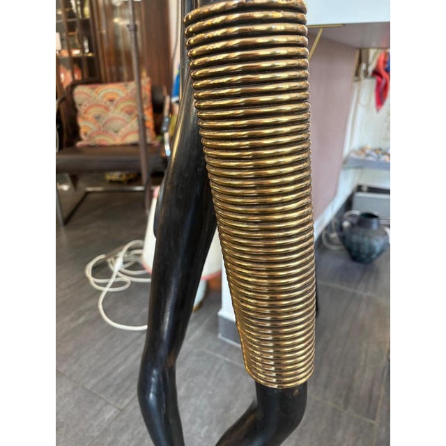 Mid-Century Modern Large Brass Figures, 1950s, Set of 2 For Sale - Image 3 of 11