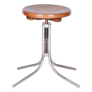 Bauhaus Piano Stool in Beech from Mücke-Melder, 1930s For Sale