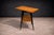 Side Table With a Swivel Top in Pau Marfim & Ebony Finish, Unknown, 1950s For Sale - Image 9 of 9