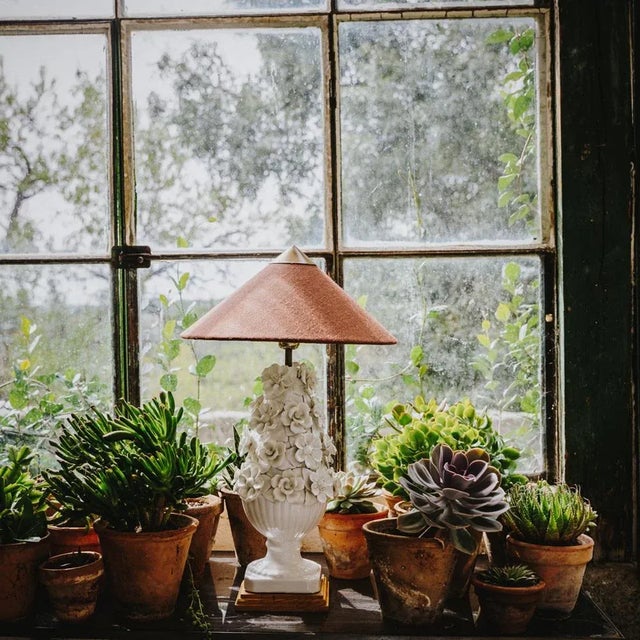 Not Yet Made - Made To Order Manises Flora Blanco Lamp by Can Betelgeuse Studio For Sale - Image 5 of 10