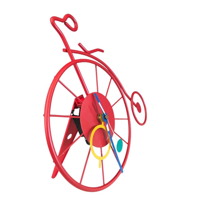 1980s Postmodern Post Modern Memphis Pop Art Penny Farthing
