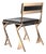"Ispirazione" Chair With Bronze and Stainless Steel Details For Sale