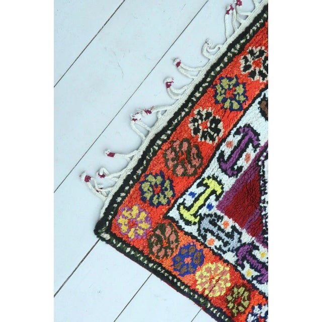 1960s Vintage Turkish Handknotted Runner Rug - 31"x128" For Sale - Image 10 of 11