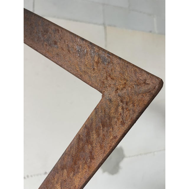 1970s Geometric Abstraction in Steel, 1970s For Sale - Image 5 of 12